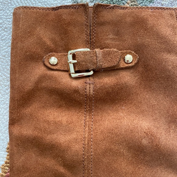 Michael Kors tan suede leather boots - Picture 2 of 5